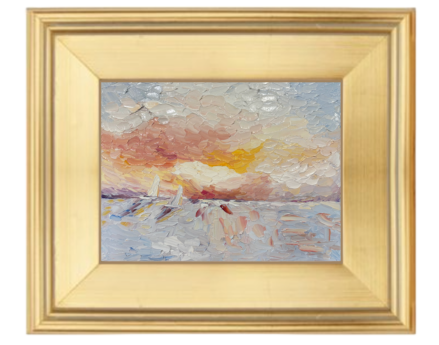 Sunset Sail 14 x 11