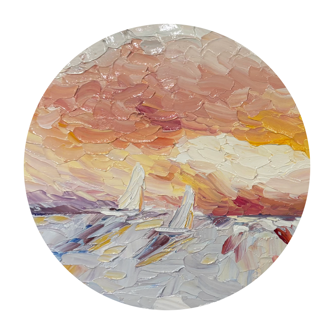 Sunset Sail 14 x 11