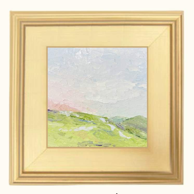 Easter Morning in the Mountains 12 x 12 (Click link in description to purchase)