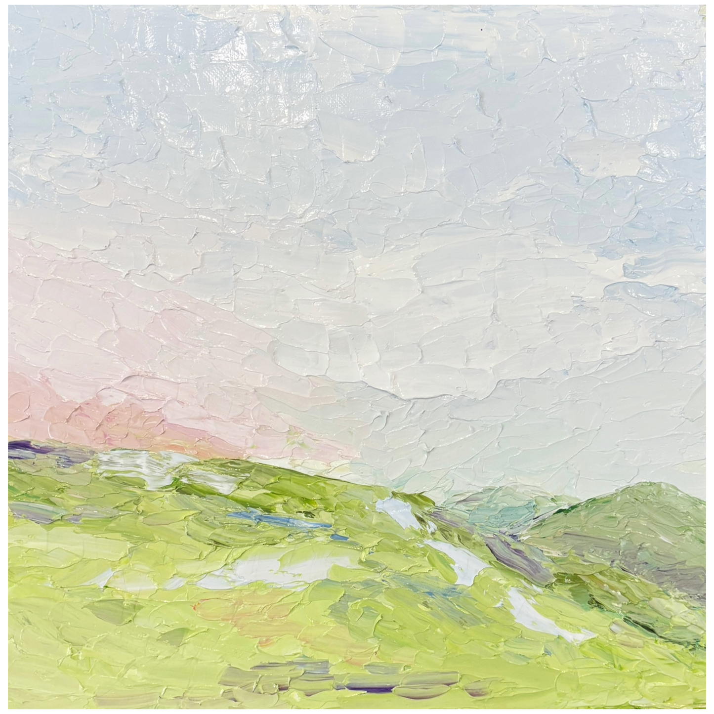 Easter Morning in the Mountains 12 x 12 (Click link in description to purchase)