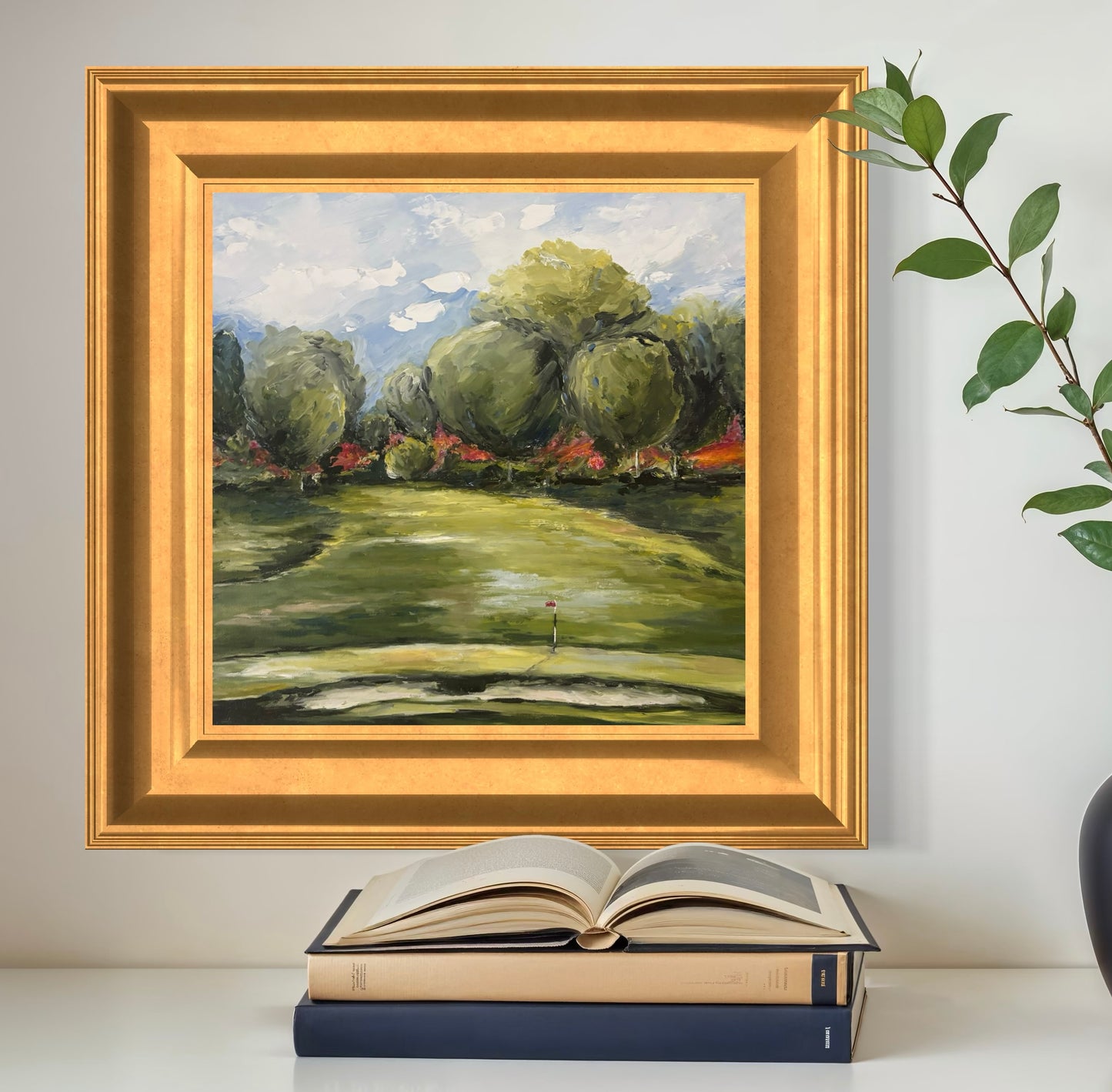Nine's Enough (Coldstream C.C.) 12 x 12 (Available at The Pines Gift+Home+nArt- click link in description to purchase)