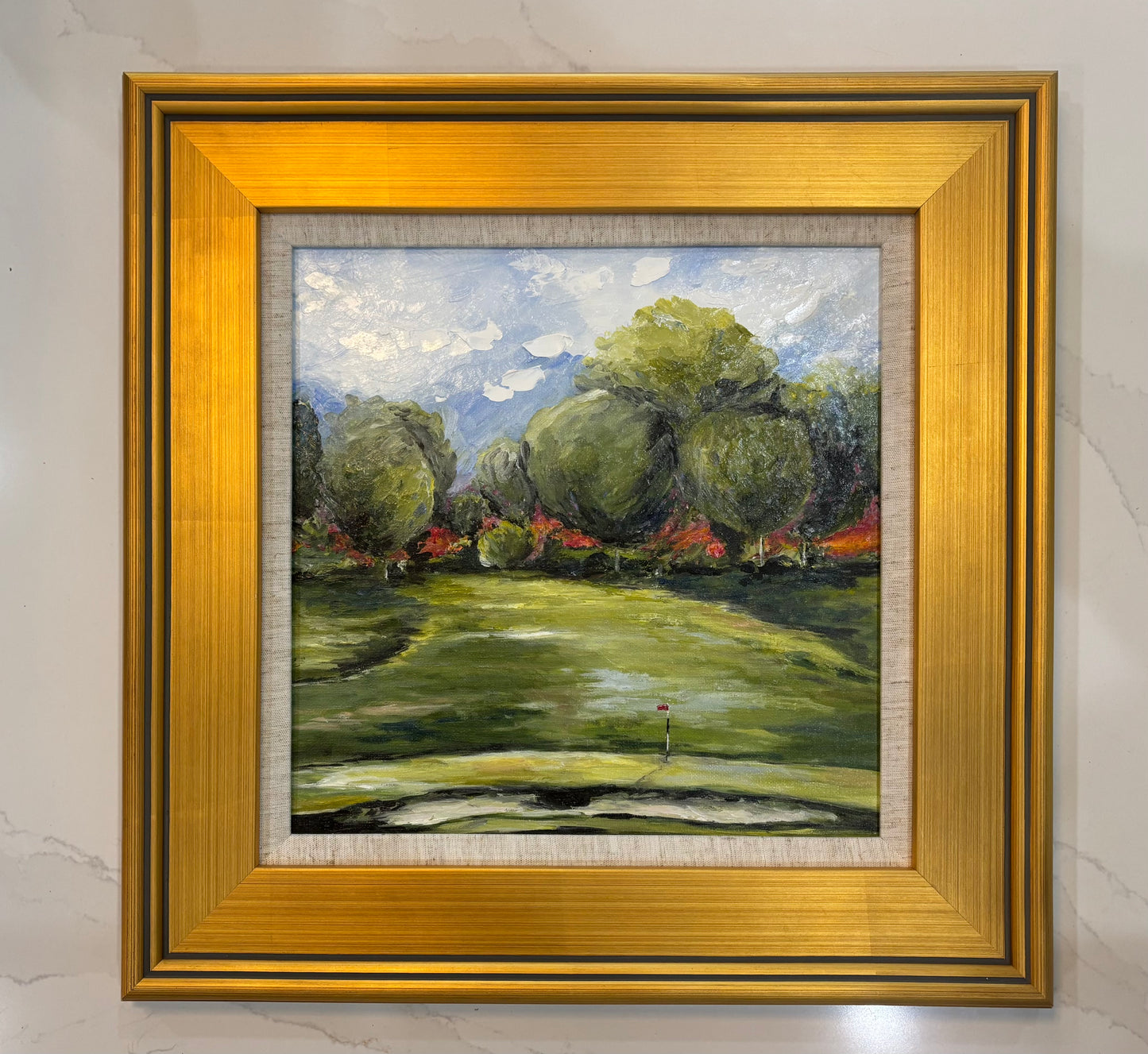 Nine's Enough (Coldstream C.C.) 12 x 12 (Available at The Pines Gift+Home+nArt- click link in description to purchase)