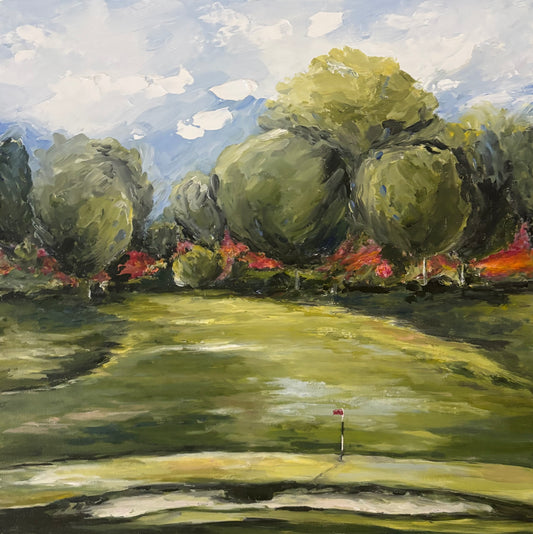 Nine's Enough (Coldstream C.C.) 12 x 12 (Available at The Pines Gift+Home+nArt- click link in description to purchase)