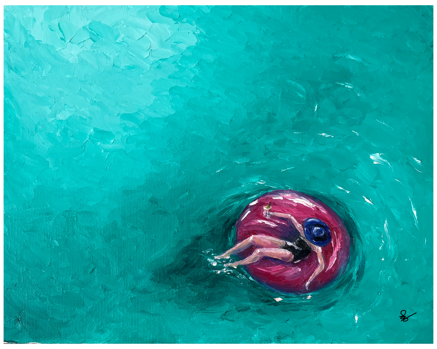 Floating By the Seat... 10x8