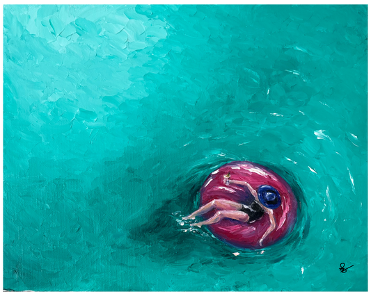 Floating By the Seat... 10x8