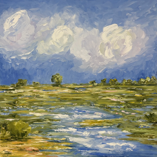 Sea Island Symphony 24 x 24