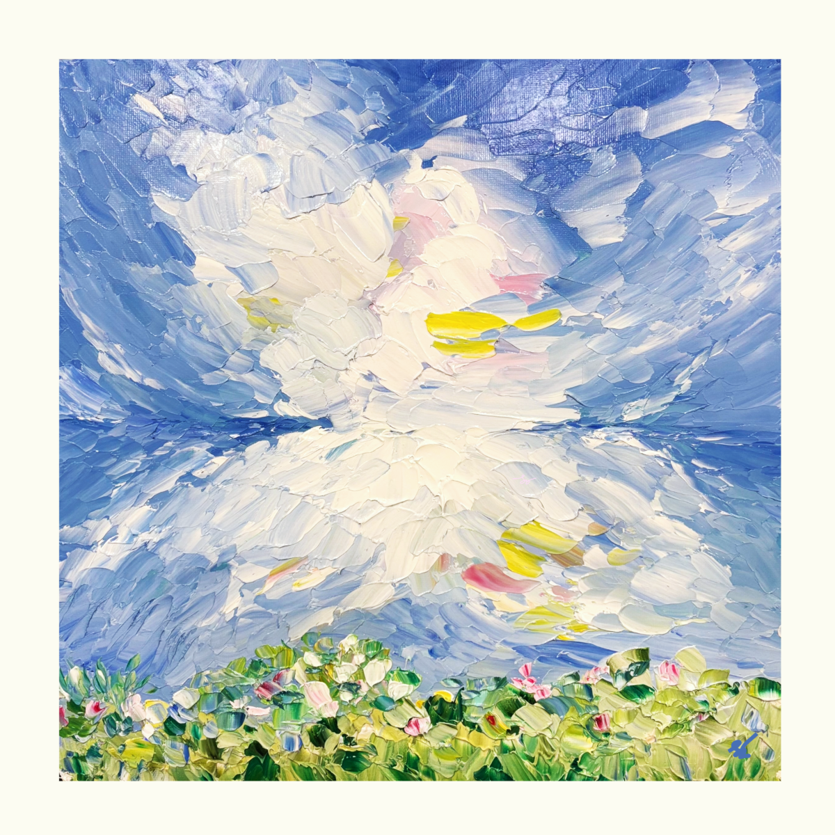 4x4 Acrylic Scripture Block-Psalm 19:1